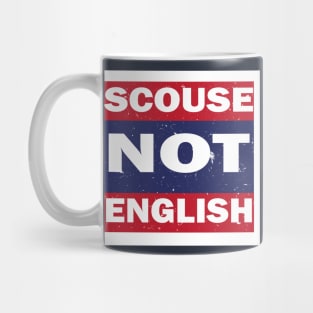 Scouse not English. Liverpool pride Mug